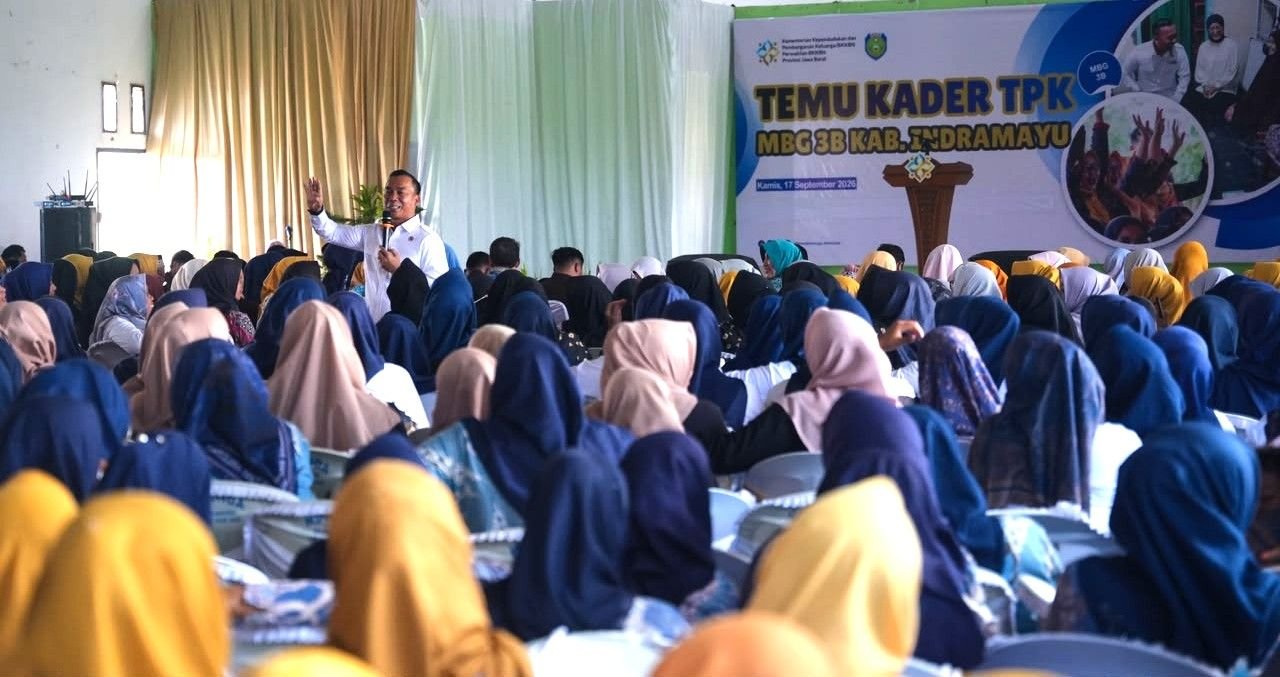 Wihaji Turun ke Indramayu, Ribuan TPK Diminta Kawal MBG dan Kejar Stunting 0 Persen