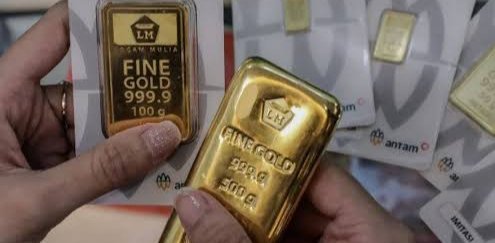 Emas Antam Lunglai Lagi, Harganya Lebih Murah Rp18.000 per Gram